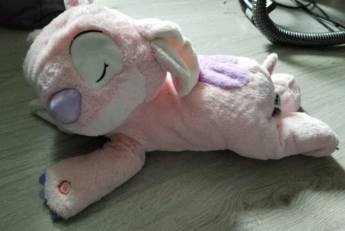 Roze Disney Angel knuffel liggend, Disney, Overige typen, Ophalen of Verzenden, Middelgroot (20 tot 80 cm)