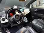 Fiat 500 C 1.4-16V Abarth Automaat Cabrio, Auto's, Euro 5, Zwart, 4 cilinders, Cabriolet
