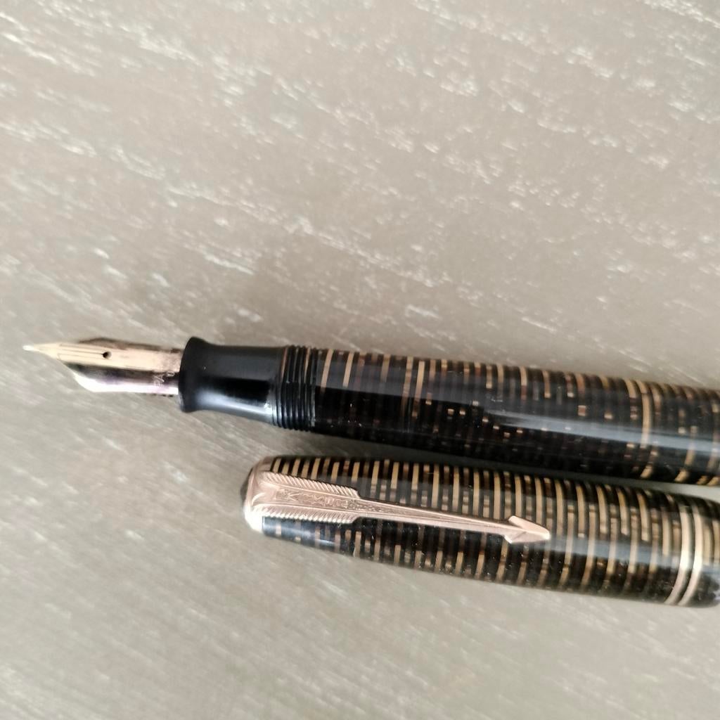 Vintage Parker vacumatic vulpen, Verzamelen, Pennenverzamelingen, Ophalen, Zo goed als nieuw, Vulpen, Parker