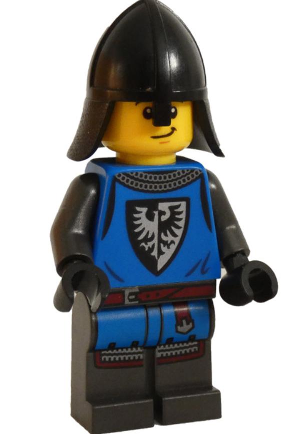 LEGO Castle Black Falcon minifiguur – blauw/zwart – nieuw, Lego, Nieuw, Ophalen of Verzenden, Minifiguur