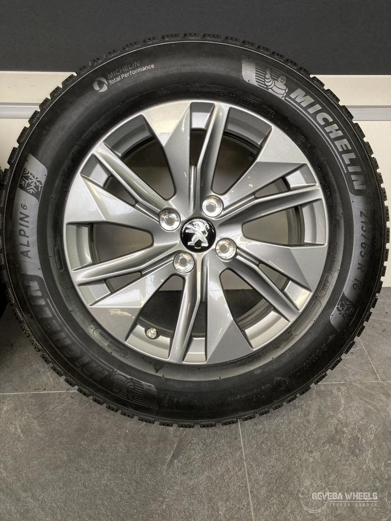 16” originele Peugeot 2008 (e) velgen + winterbanden 4x108, -, Banden en Velgen, Gebruikt, 215 mm