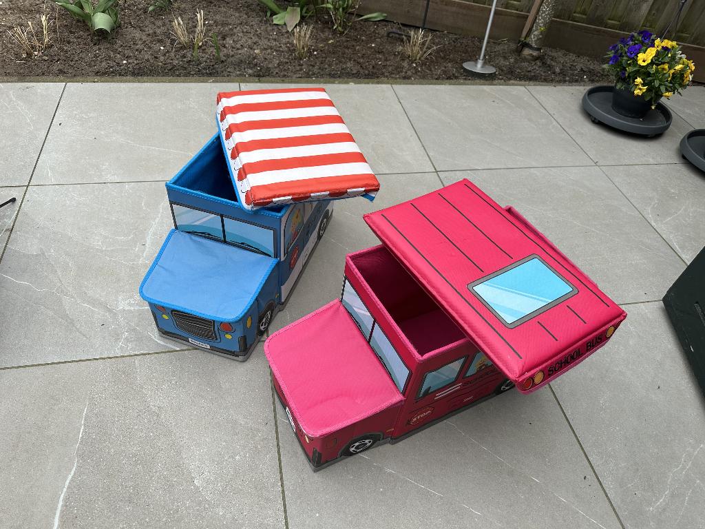 Speelgoed opbergboxen, Ophalen, Zo goed als nieuw