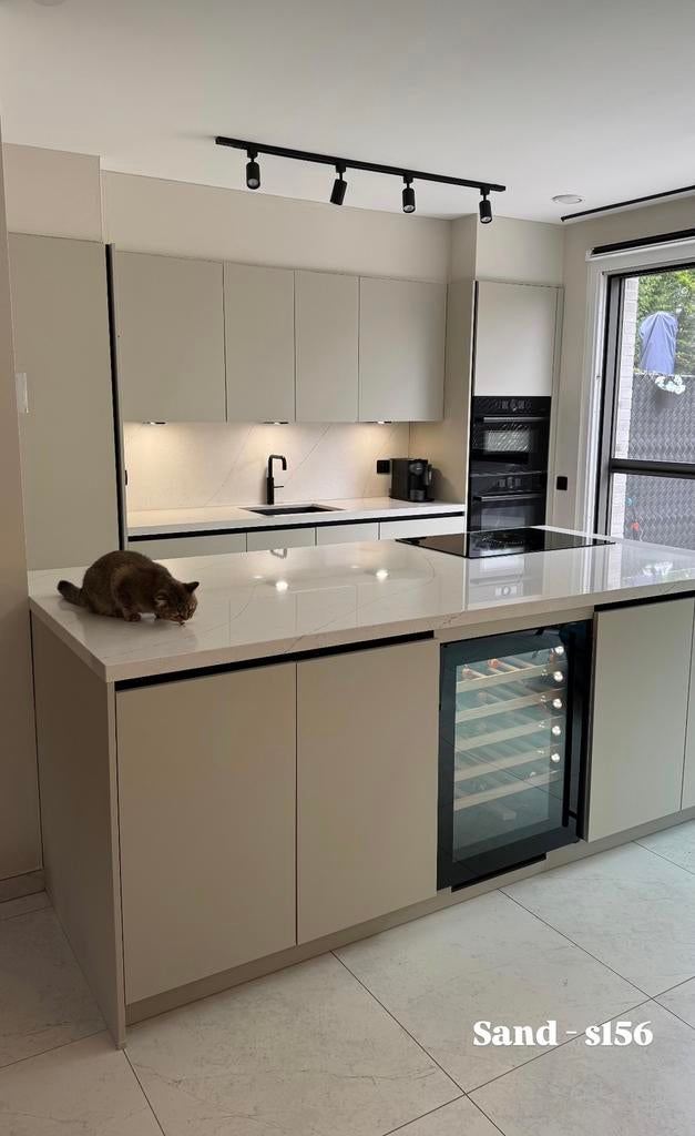 Keukenkastjes wrappen | 400+ kleuren | In 1 dag klaar, Gebruikt, Bruin, Hoekkeuken, Ophalen of Verzenden