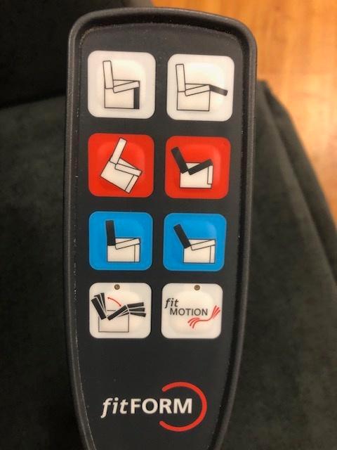 Sta op stoel Fitform Vario 574 Fitmotion op maat geleverd, Huis en Inrichting, Fauteuils, Zo goed als nieuw, Stof, 50 tot 75 cm