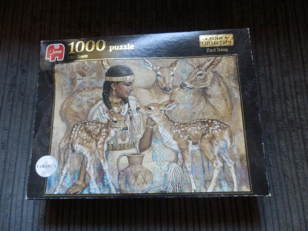Jumbo legpuzzel, Gold collection The Fawn, Karl Bang, Hobby en Vrije tijd, Denksport en Puzzels, Ophalen of Verzenden, 500 t/m 1500 stukjes
