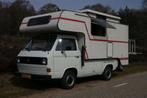 VW T3 Pickup (1980) + Tischer 245 Camperunit – Belastingvrij, Chemisch toilet, Alkoof, Volkswagen, Fietsendrager