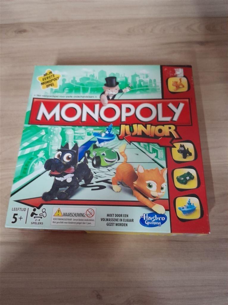 monopoly junior hondje katje - s3299, Hobby en Vrije tijd, Gezelschapsspellen | Bordspellen, Verzenden, Zo goed als nieuw
