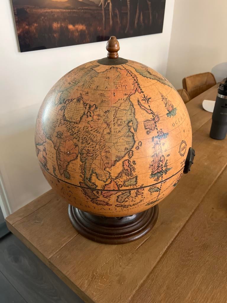 Wereldbol voor drank, Ophalen, Gebruikt