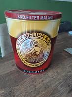 Vintage Alex Meijer & Co Roodmerk Koffieblik - Groot, Verzamelen, Blikken, Ophalen, Gebruikt, Koffie, Overige merken