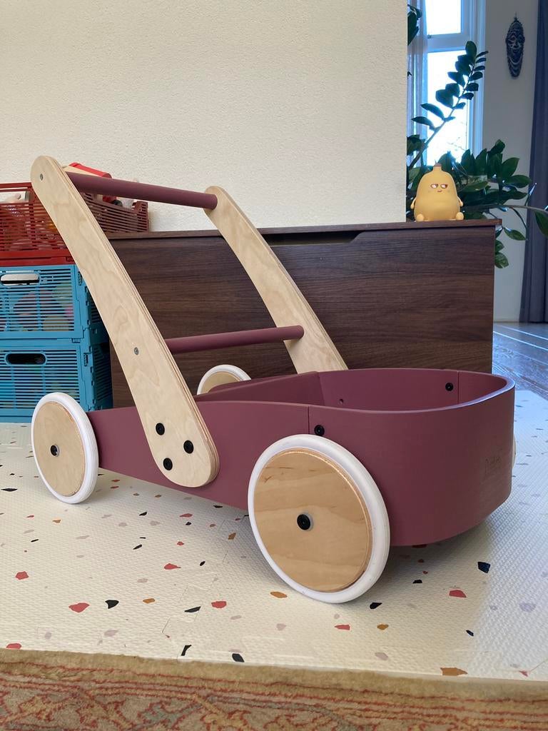 Pinolino houten loopwagen nieuw, Ophalen, Zo goed als nieuw, Duw- of Trekspeelgoed