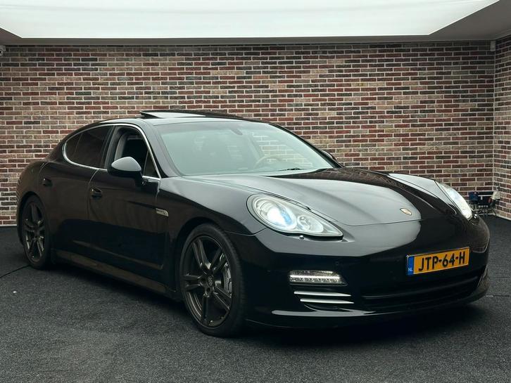 Porsche Panamera 4S 4.8 2010 Zwart, Auto's, Porsche, Particulier, Panamera, ABS, Achteruitrijcamera, Airbags, Airconditioning