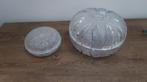 echte kristallen grote (koek) schaal en bonbon schaaltje, Ophalen of Verzenden