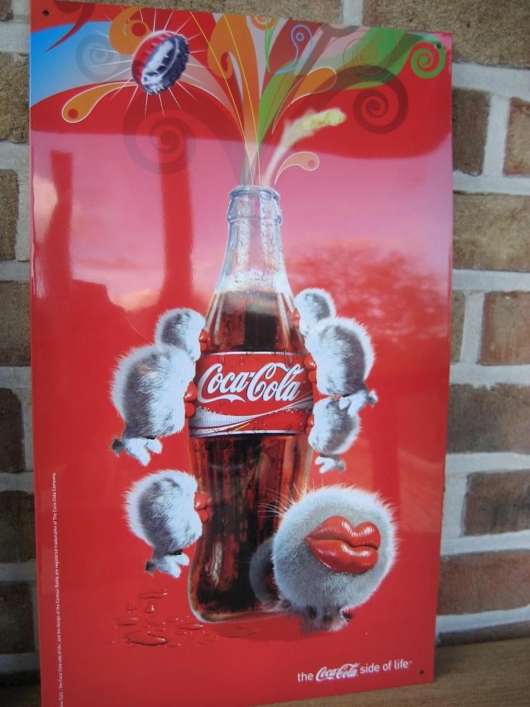 reclame bord kellogg's vintage NIEUW metaal plaatje., Ophalen of Verzenden, Zo goed als nieuw