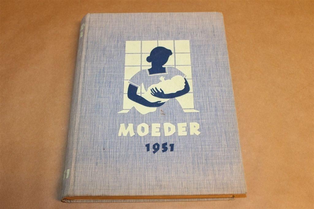 Moeder 1951 — Groot Formaat Vintage Jaarboek, Boeken, Ophalen of Verzenden, Gelezen, Zwangerschap en Bevalling