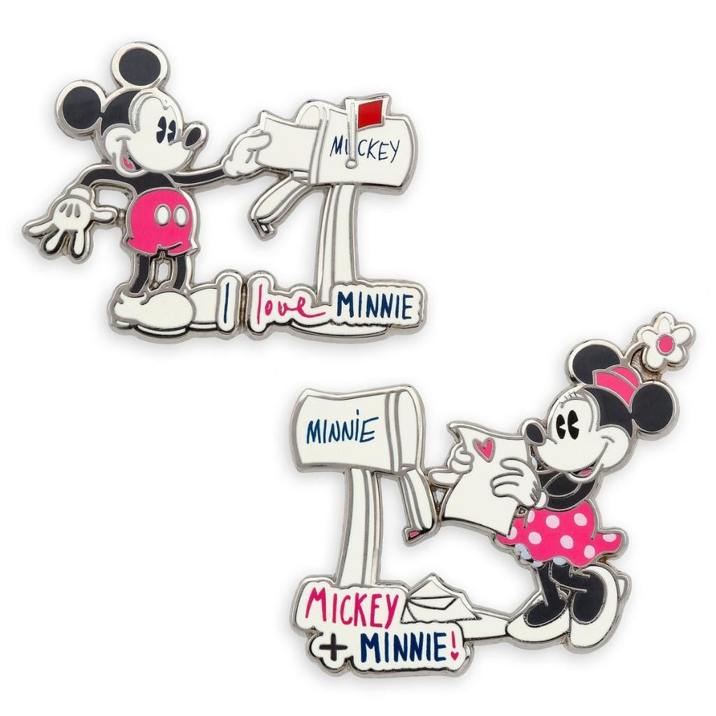 Minnie and Mickey Mailbox Sweethearts valentijn pin nieuw, Ophalen of Verzenden, Mickey Mouse, Nieuw, Beeldje of Figuurtje