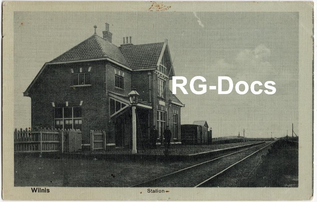 Ansichtkaart - Briefkaart Trein Station Wilnis - ca. 1915, Ophalen of Verzenden, Voor 1920, Ongelopen, Utrecht