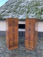 2x Zeldzame metalen GLOBE archiefkast / notariskast, Ophalen, Minder dan 50 cm, 100 tot 150 cm, Metaal