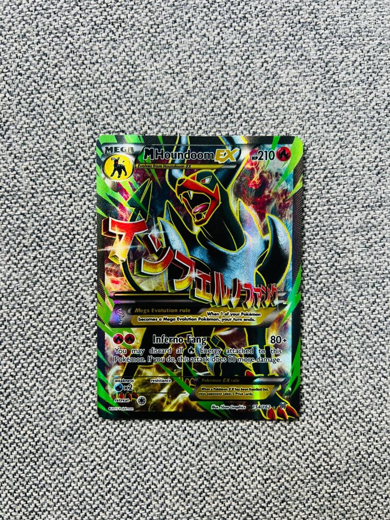 Mega Houndoom EX 154/162 Holo Breakthrough XY Pokemon, Verzenden, Zo goed als nieuw, Losse kaart, Foil