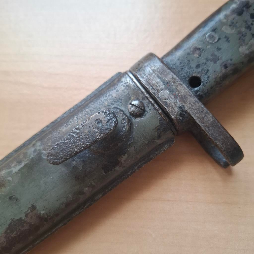 Zeldzame WO1 ersatz bajonet, Verzamelen, Ophalen of Verzenden, Landmacht, Duitsland, Mes of Dolk