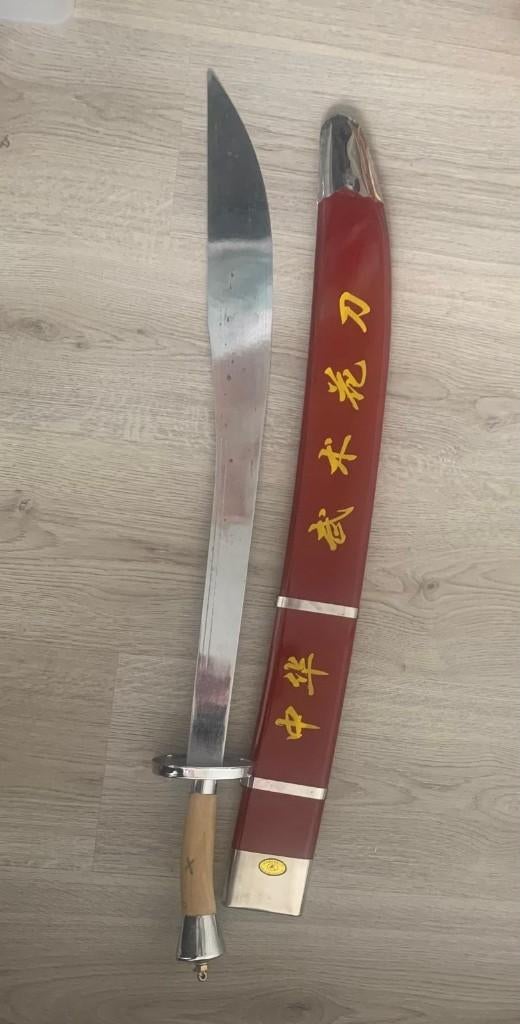 dao zwaard KungFu oefenzwaard  Tai-Chi generaalszwaard, Ophalen, Maat XS of kleiner, Vechtsportmateriaal, Zo goed als nieuw