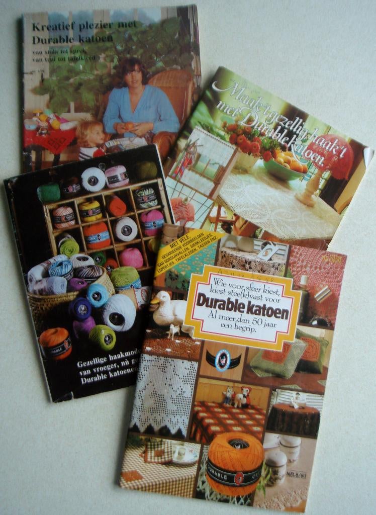 4 DURABLE haakboekjes retro tijdschriften per stuk € 1,50, Ophalen of Verzenden, Gelezen, Overige onderwerpen