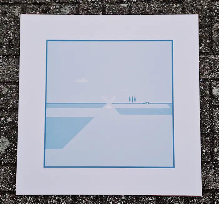 Zeefdruk van de Kunstenaar Han Jansen, Antiek en Kunst, Kunst | Litho's en Zeefdrukken, Ophalen of Verzenden