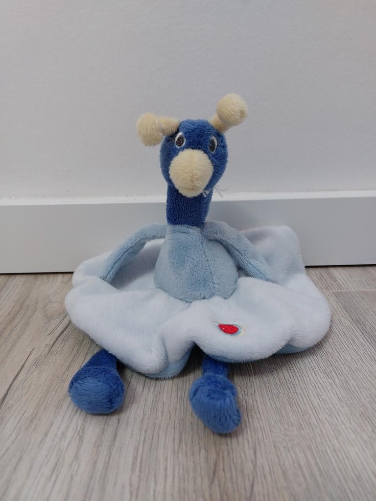 Knuffel happy horse pauw Polly blauw L1065, Ophalen of Verzenden, Zo goed als nieuw, Overige typen