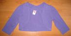 Paarse bolero 3/4 mouw C&A 134/140., Kinderen en Baby's, Kinderkleding | Maat 134, C&A, Meisje, Trui of Vest, Ophalen of Verzenden