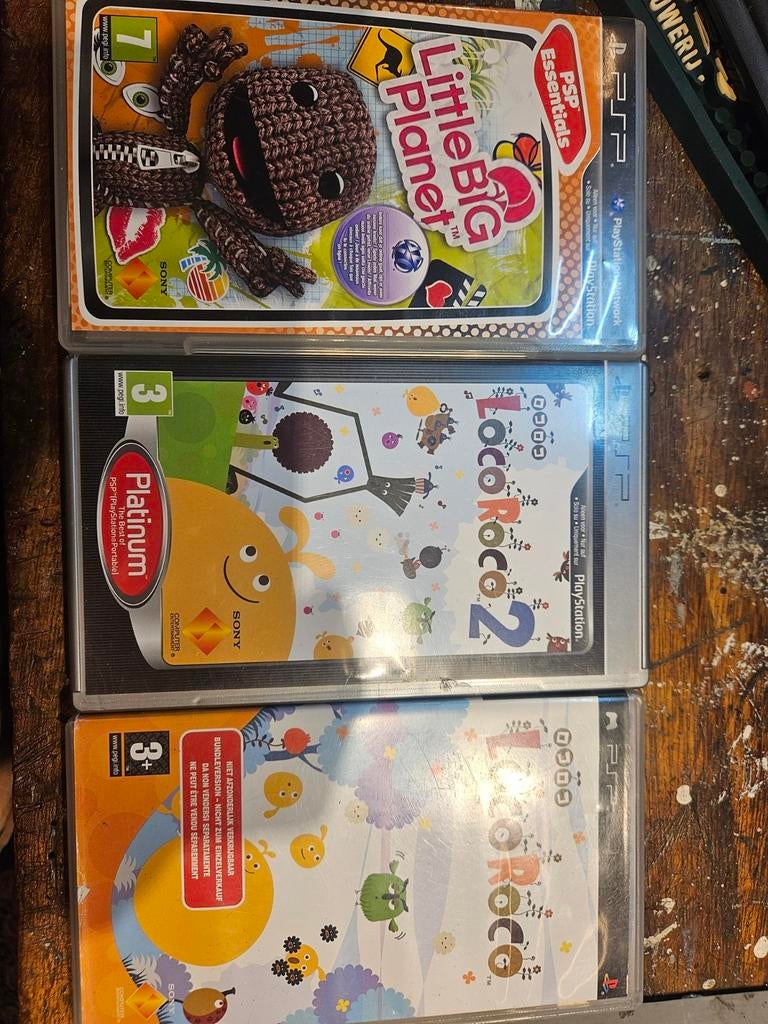 PSP Games: LittleBigPlanet, LocoRoco, LocoRoco 2, Ophalen of Verzenden