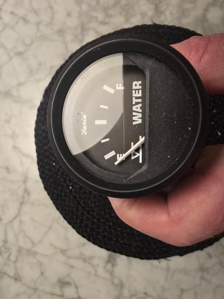 Faria Watermeter voor boot of camper, Watersport en Boten, Ophalen of Verzenden, Gebruikt, Motor en Techniek