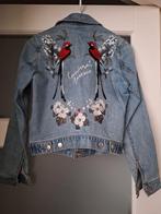 Leuke dames spijker jasje maat xs fb sister, Blauw, Ophalen of Verzenden, Zo goed als nieuw, Maat 34 (XS) of kleiner