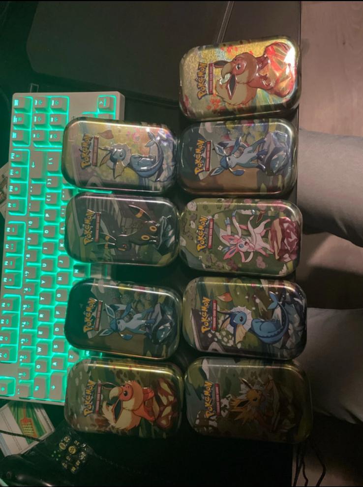 Prismatic evolution tins, Ophalen of Verzenden, Nieuw