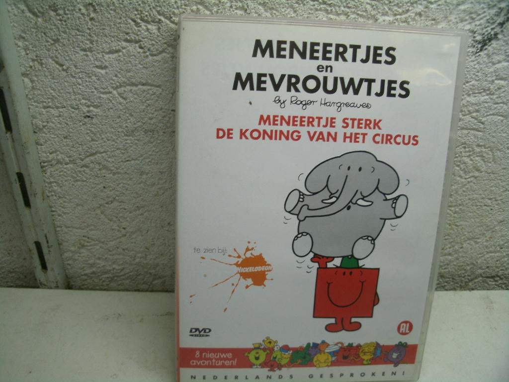 dvd 176k meneertjes en mevrouwtjes de koning van het circus, Alle leeftijden, Ophalen of Verzenden, Zo goed als nieuw