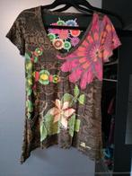 Desigual T-shirt met bloemenprint en v-hals, Ophalen of Verzenden