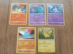 Pokemon kaarten, Ophalen of Verzenden, Gebruikt, Meerdere kaarten, Foil