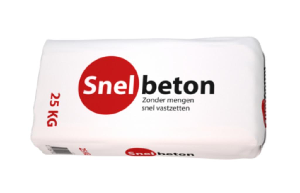 2 zakken snelbeton, Doe-het-zelf en Verbouw, Metselstenen, Ophalen, Nieuw, Beton