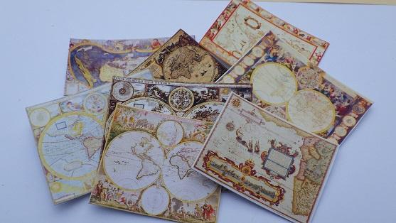 Poppenhuis: Oude Wereldkaarten, Verzamelen, Poppenhuizen en Toebehoren, Nieuw, Poppenhuis, Ophalen of Verzenden