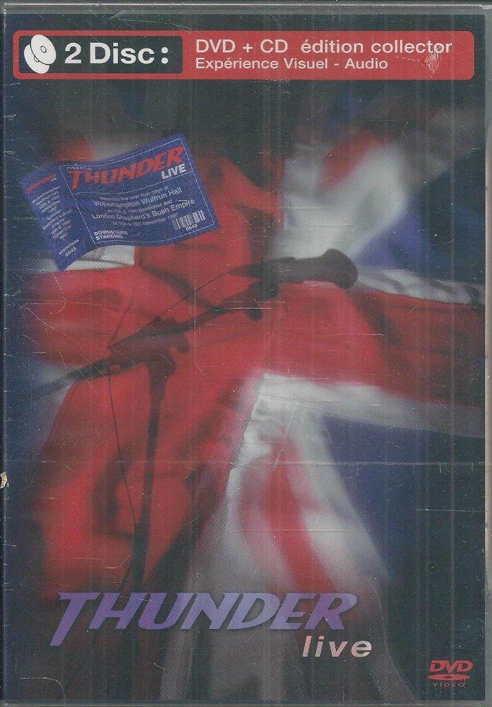 Thunder - Live ( cd & dvd ), Cd's en Dvd's, Dvd's | Muziek en Concerten, Nieuw in verpakking, Muziek en Concerten, Alle leeftijden