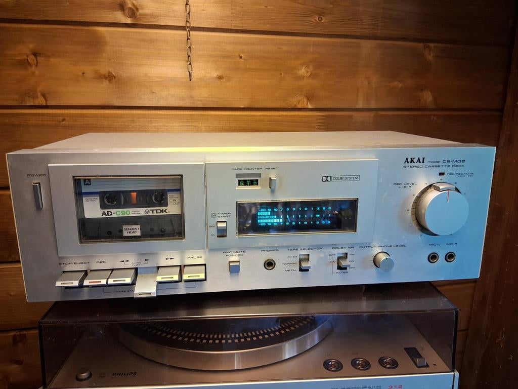 Akai cassettedeck model CS-MO2, Ophalen, Enkel, Akai