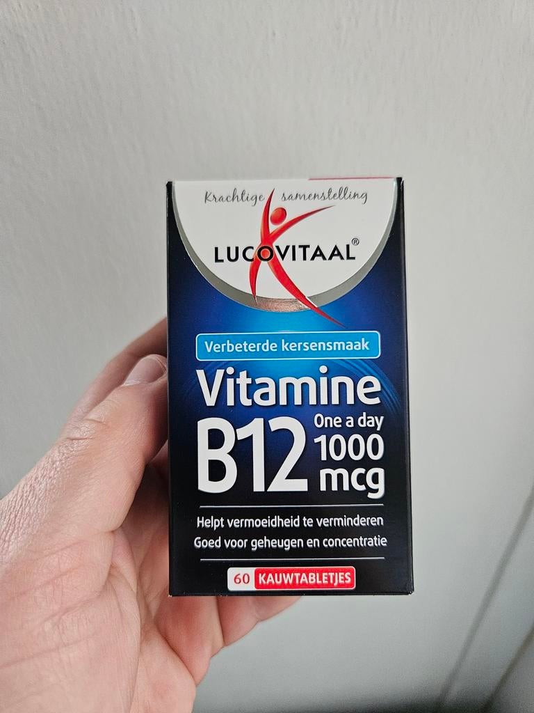 Lucovitaal Vitamine B12 1000mcg Kauwtabletten, Ophalen of Verzenden