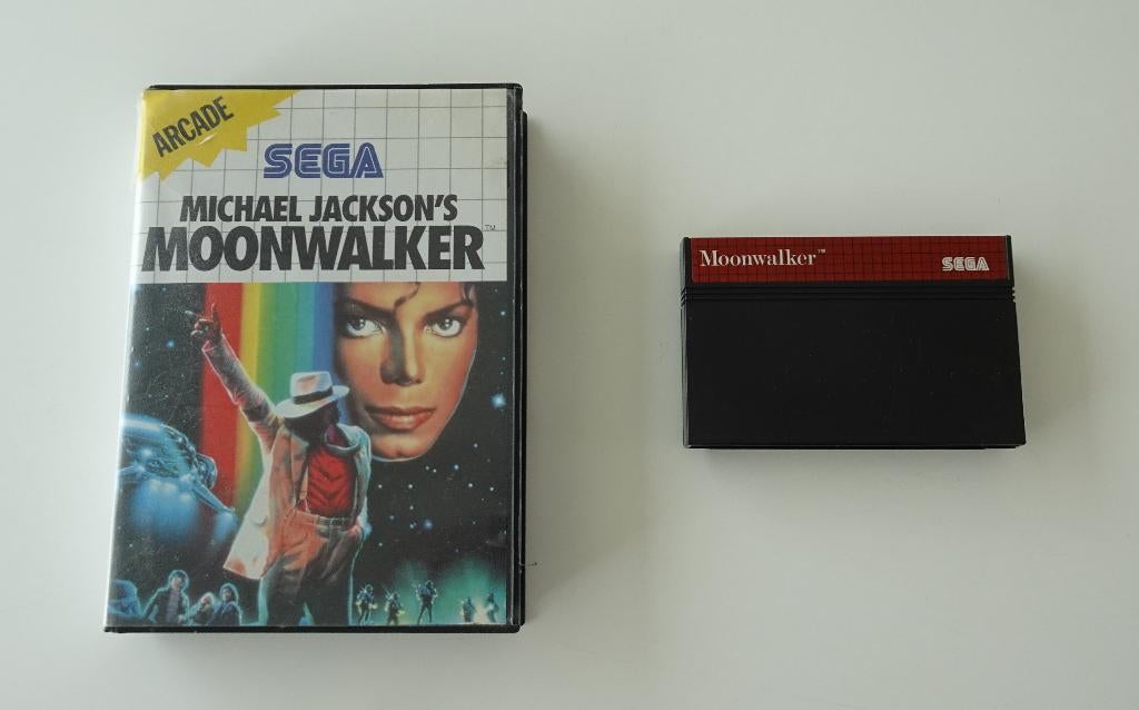 Michael Jackson's Moonwalker voor Sega Master System, Spelcomputers en Games, 1 speler, Zo goed als nieuw, Vanaf 3 jaar, Master System