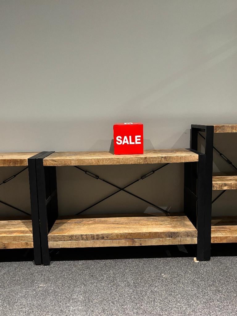 Salontafel mango hout, Ophalen, Overige materialen, 100 tot 150 cm, Nieuw