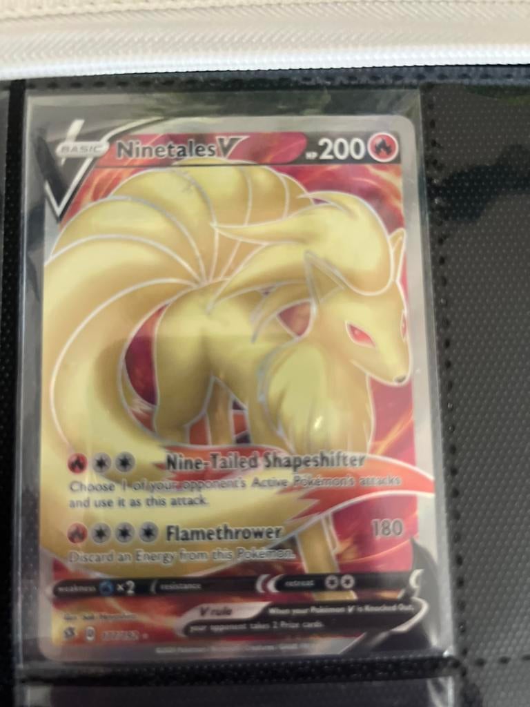 Ninetales V 177/192 | Full Art | Rebel Clash, Ophalen of Verzenden, Zo goed als nieuw