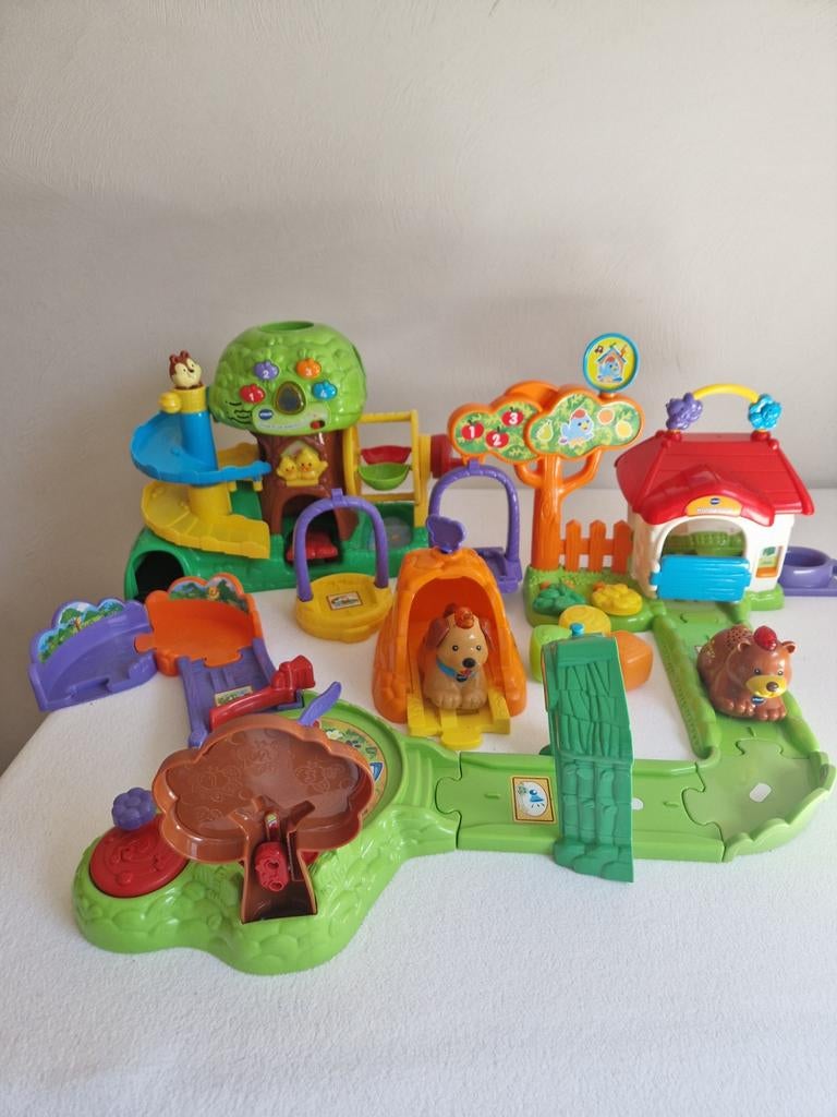 2 setjes dieren V tech, Kinderen en Baby's, Speelgoed | Vtech, Ophalen of Verzenden, Zo goed als nieuw