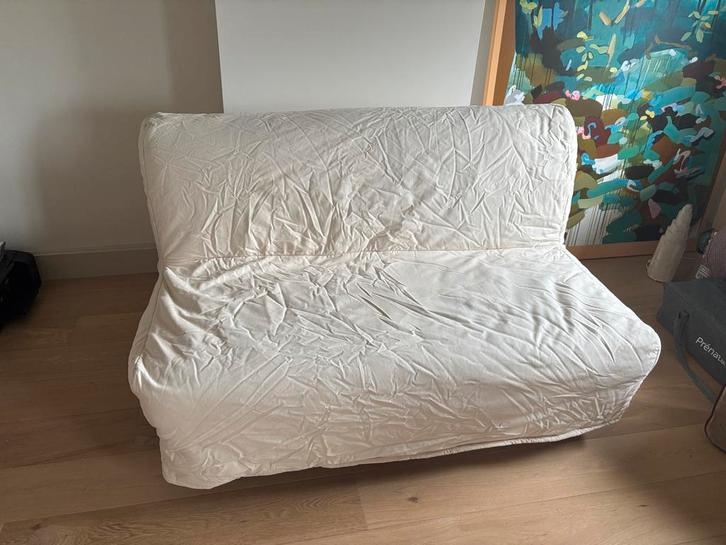LYCKSELE HAVET slaapbank ikea 142x100x82cm, Huis en Inrichting, Slaapkamer | Slaapbanken, Zo goed als nieuw, 140 cm, Tweepersoons