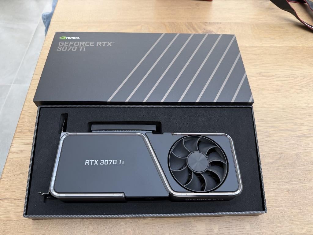 NVIDIA RTX 3070 Ti Founders Edition 8GB, Computers en Software, Videokaarten, Gebruikt, Nvidia, PCI-Express 4.0, GDDR6, HDMI, DisplayPort