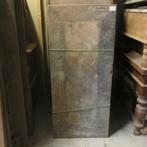 Smalle tafel TX21 sidetable antiek oud teak hout blad 135x60, Ophalen of Verzenden