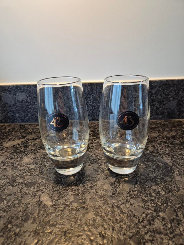 Licor 43 glazen 2 stuks, Ophalen of Verzenden, Zo goed als nieuw