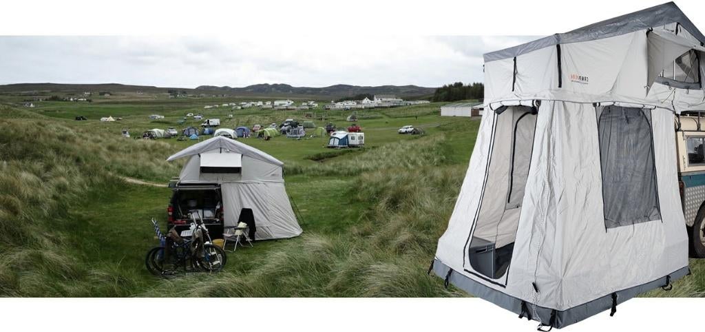 Campwerk Adventure 140 daktent, Caravans en Kamperen, Tenten, Ophalen, Zo goed als nieuw, Tot en met 2