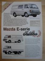 Mazda E2200 E2000 Technische Specificatie Brochure 1996, Mazda, Ophalen of Verzenden, Zo goed als nieuw, Mazda